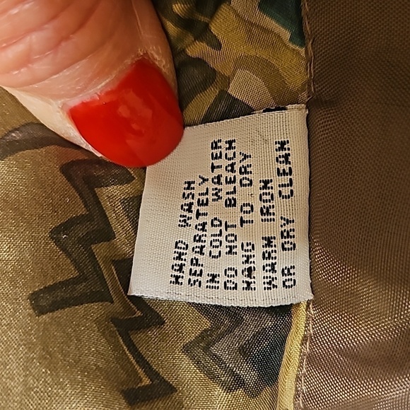 Vintage Activology Silk jacket size Large - Picture 7 of 9